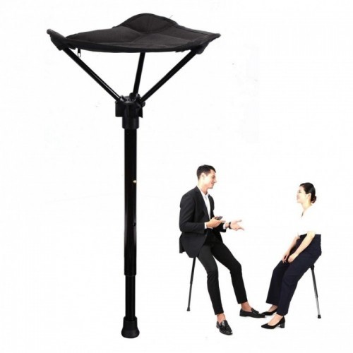 Adjustable Telescopic Folding Stool Fishing Tools Chair Portable High Chair Single Leg Chair Outdoor Camping Fishing Chair TOOL
