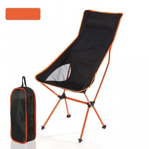 Ultralight outdoor Folding Camping chair picnic hiking Travel leisure Backpack foldable beach moon chair Fishing portable chair