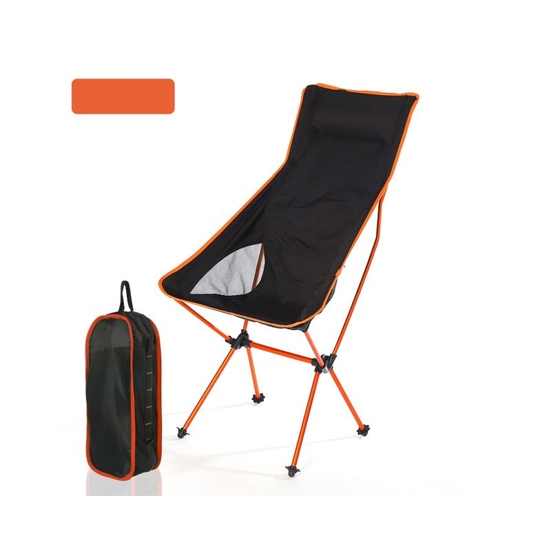 Ultralight outdoor Folding Camping chair picnic hiking Travel leisure Backpack foldable beach moon chair Fishing portable chair