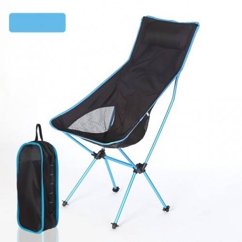 Ultralight outdoor Folding Camping chair picnic hiking Travel leisure Backpack foldable beach moon chair Fishing portable chair
