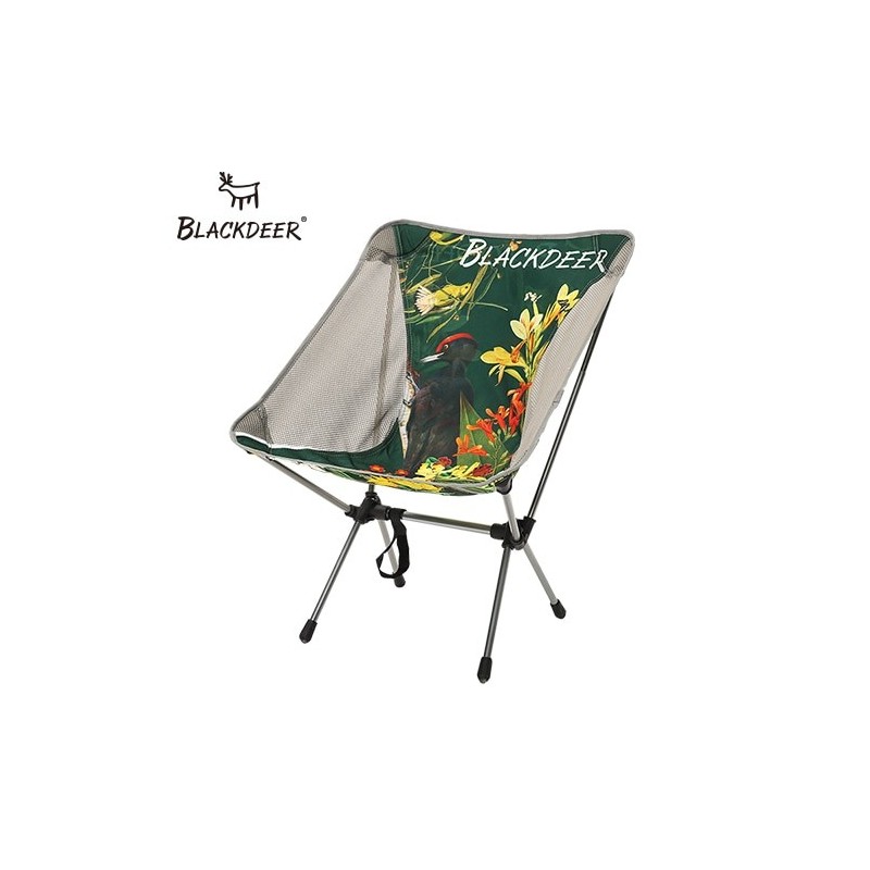 BLACKDEER Portable Ultralight Chair Folding Fishing Stable Camping Chair Aluminium Alloy Seat for Hiking Outdoor Trip 0.95kg