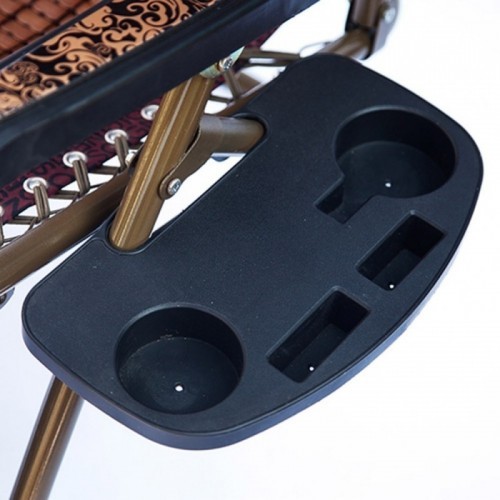 Beach Folding Leisure Lounger Bottle Cup Holder Stand Fishing Chair Drinks Tray for Outdoor Fishing Portable Accessories
