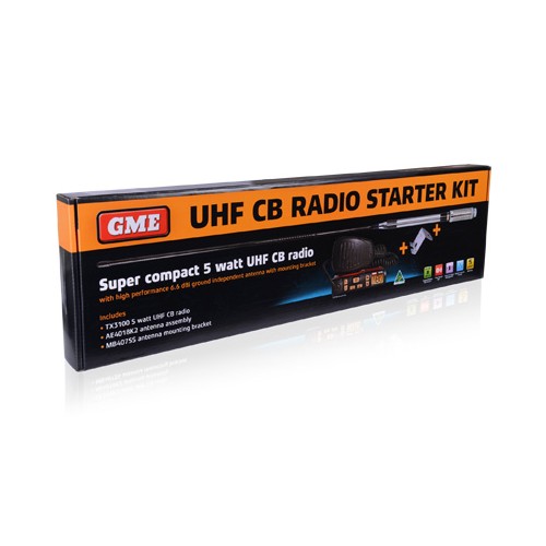 GME TX3100VP UHF Two Way CB Radio Starter Kit